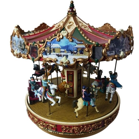 Mr. Christmas Carousel Holiday Carousel With Lights & Music multicolor - Picture 8 of 11